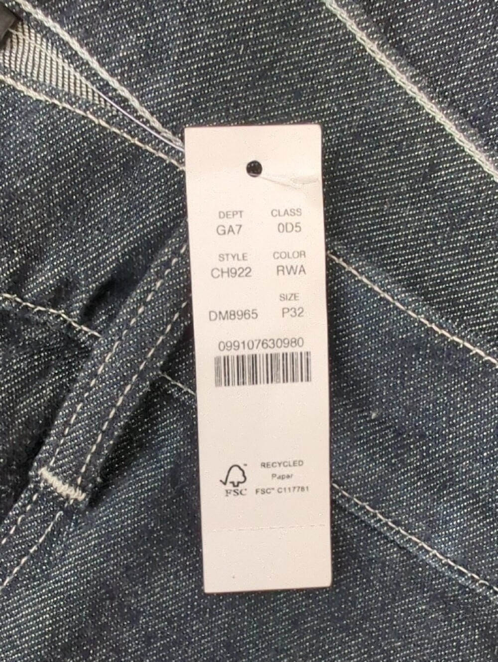 NWT J.Crew Petite Camp-Pocket Wide-Leg Jeans Dark Wash SIZE 32 PETITE - Picture 6 of 12